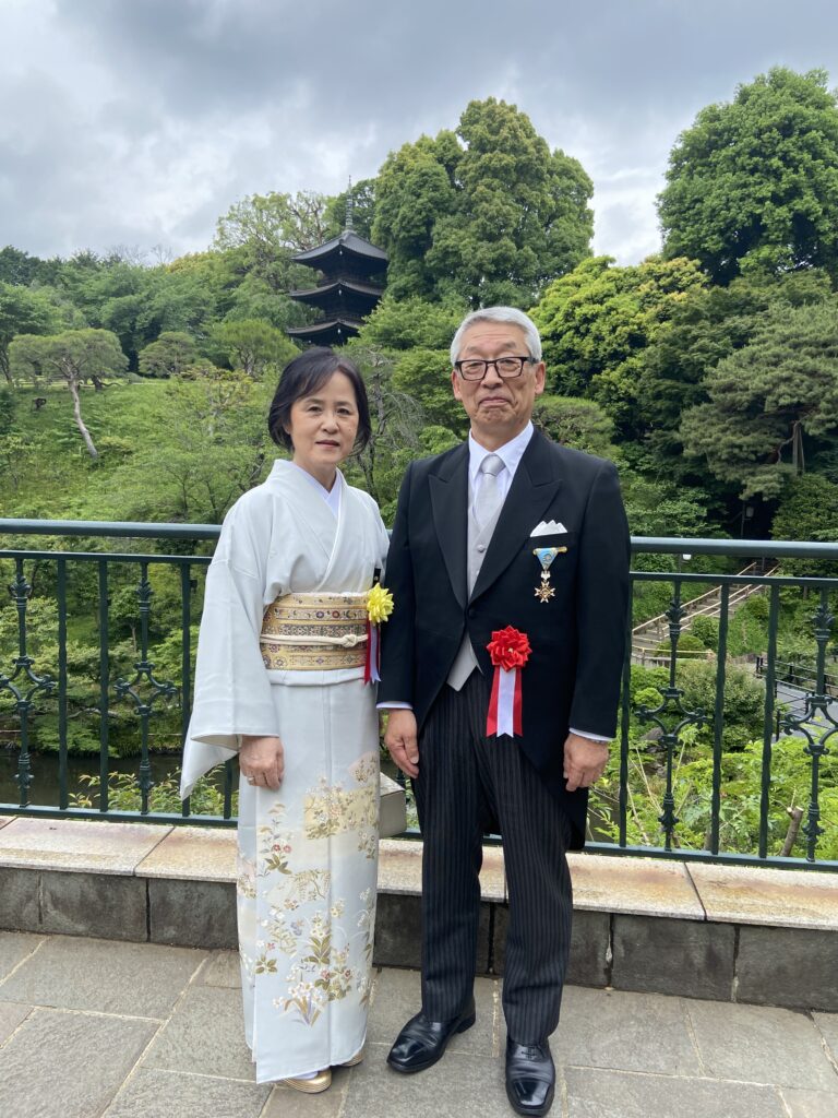 椿山荘にて
